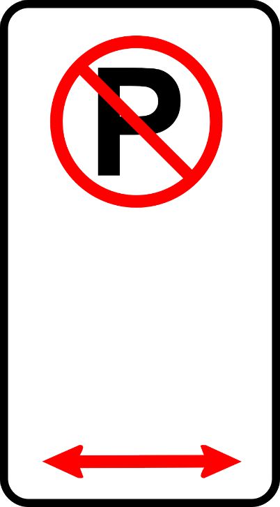 Señal de NO aparcamiento