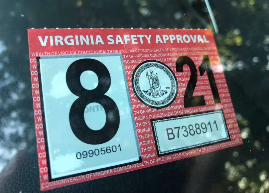 Inspección de vehículos en Virginia
