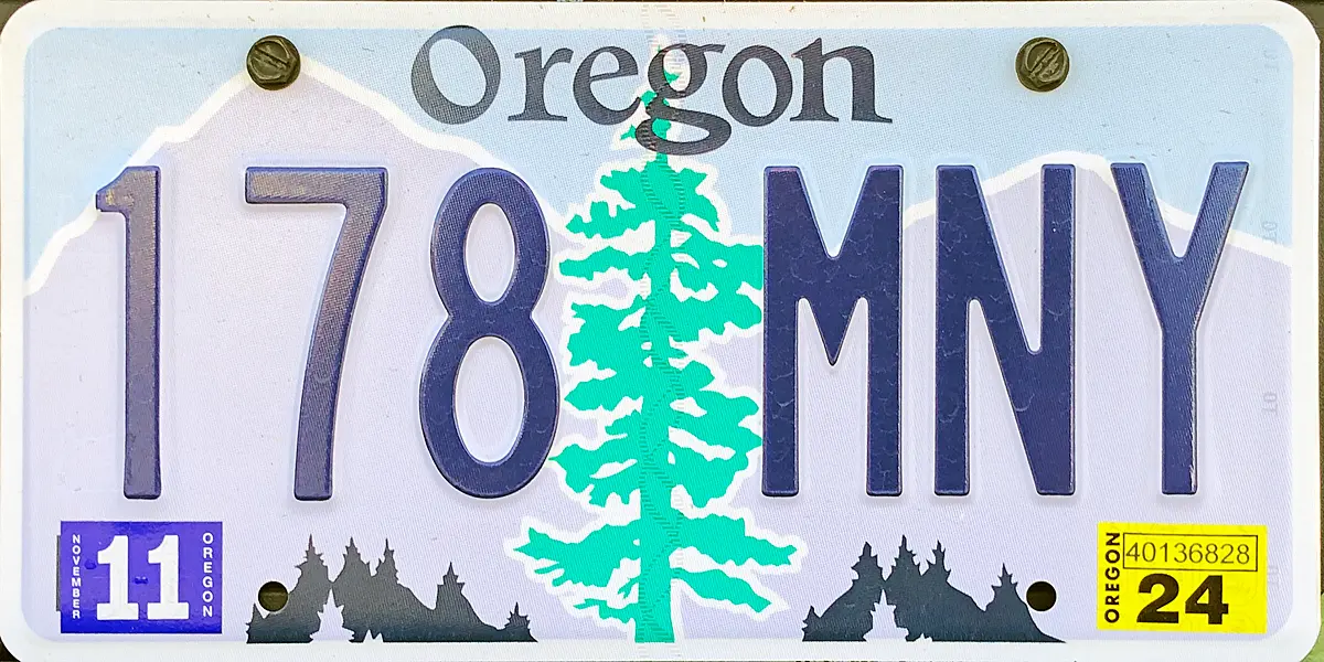 Renovación de sticker de placas en Oregon ] 2023